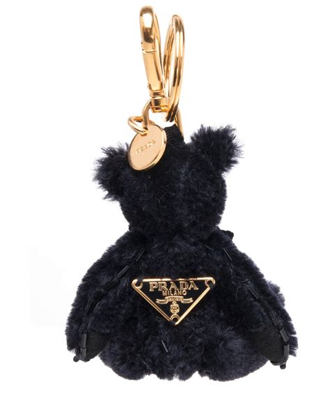 prada bear keychain sale|real real Prada keychain.